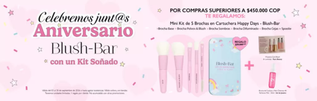 Catálogo Blush Bar | Promociones | 2026-09-08T00:00:00.000Z - 2026-09-30T00:00:00.000Z