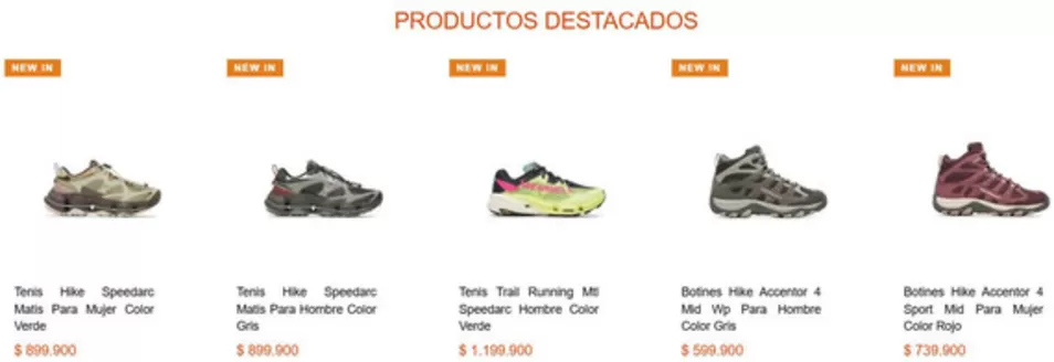 Catálogo Merrell | Productos Destacados | 2026-09-09T00:00:00.000Z - 2026-09-20T00:00:00.000Z