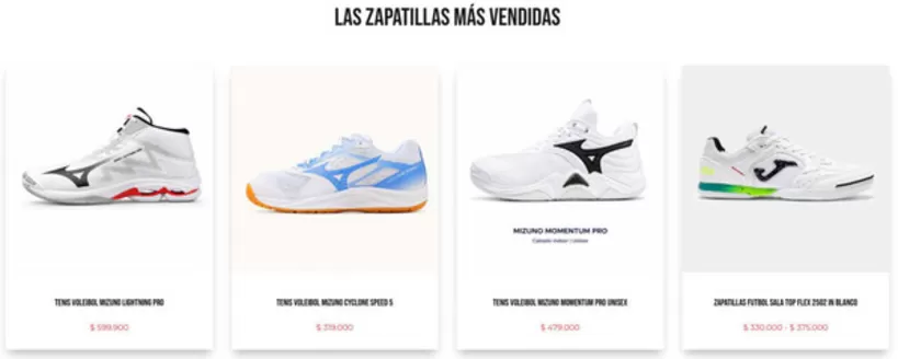 Catálogo FSS | Las zapatillas más vendidas | 2026-09-09T00:00:00.000Z - 2026-09-22T00:00:00.000Z