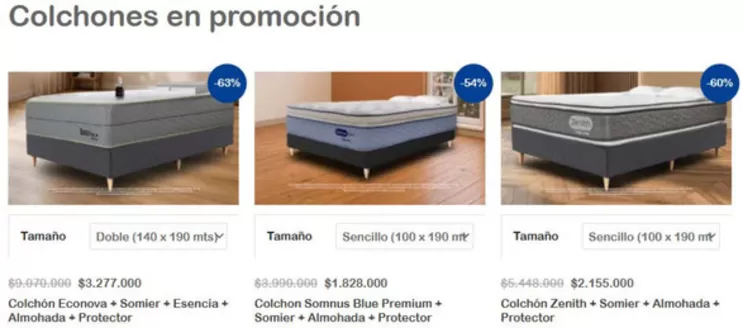 Catálogo Happy Sleep | Colchones en promoción | 2026-09-09T00:00:00.000Z - 2026-09-30T00:00:00.000Z