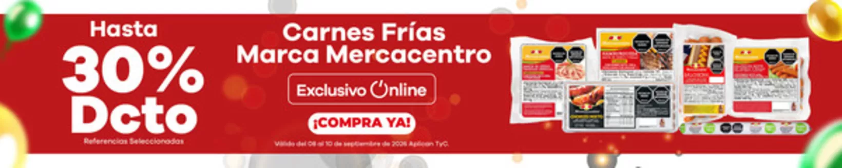 Catálogo MercaCentro | Descuentos y promociones | 2026-09-08T00:00:00.000Z - 2026-09-10T00:00:00.000Z