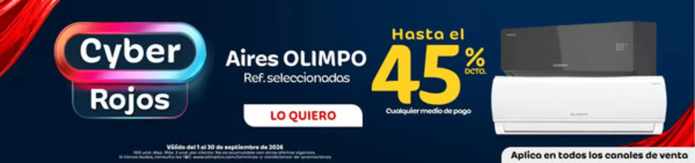 Catálogo Olímpica en Popayán | Descuentos y promociones | 2026-09-01T00:00:00.000Z - 2026-09-30T00:00:00.000Z
