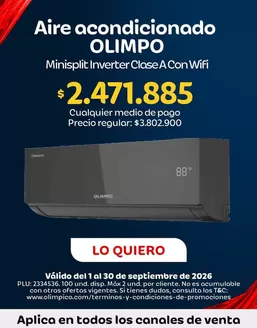 Catálogo Olímpica | Ofertas para cazadores de gangas | 2026-09-01T00:00:00.000Z - 2026-09-30T00:00:00.000Z