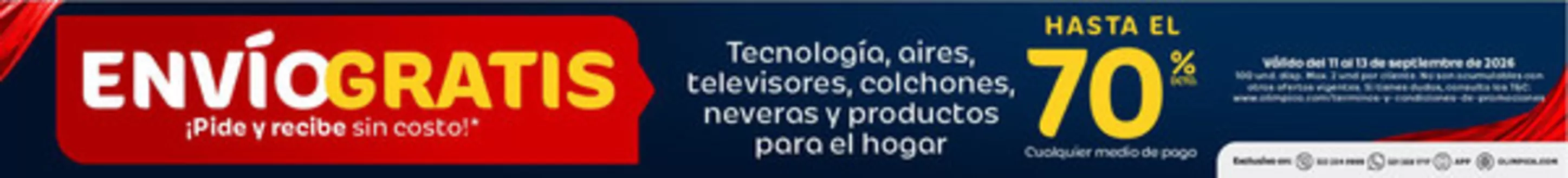 Catálogo Olímpica | Promociones actuales | 2026-09-11T00:00:00.000Z - 2026-09-13T00:00:00.000Z