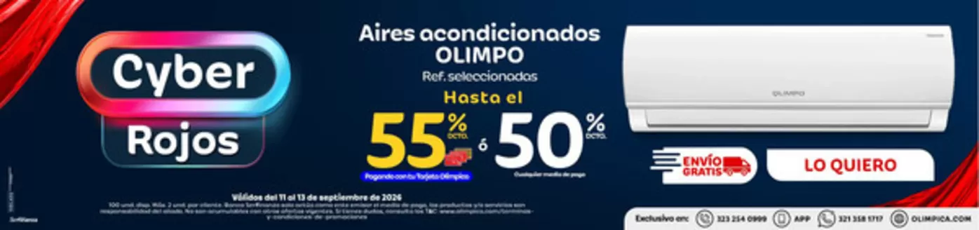 Catálogo Olímpica en Popayán | Excelente oferta para cazadores de gangas | 2026-09-11T00:00:00.000Z - 2026-09-13T00:00:00.000Z