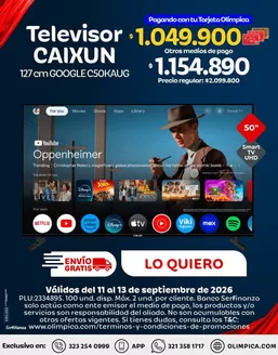 Catálogo Olímpica | Gangas y ofertas actuales | 2026-09-11T00:00:00.000Z - 2026-09-13T00:00:00.000Z