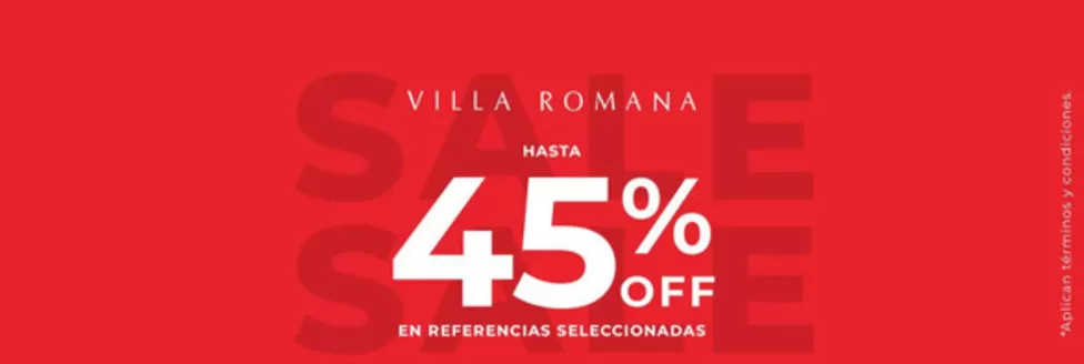 Catálogo Villa Romana | Sale Hasta 45% OFF | 2026-09-11T00:00:00.000Z - 2026-09-14T00:00:00.000Z