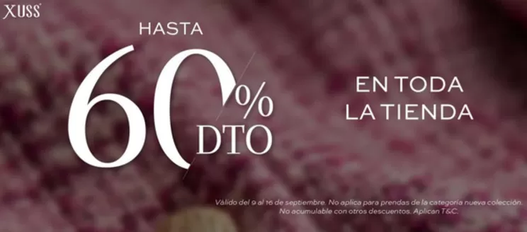Catálogo Xuss | 60% OFF en toda la tienda | 2026-09-11T00:00:00.000Z - 2026-09-16T00:00:00.000Z