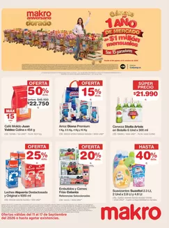 Catálogo Makro | Makro Aniversario Dorado | 2026-09-11T00:00:00.000Z - 2026-09-17T00:00:00.000Z