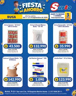 Catálogo Caribe Supermercados | Volante SURTO BUGA | 2026-09-11T00:00:00.000Z - 2026-09-14T00:00:00.000Z