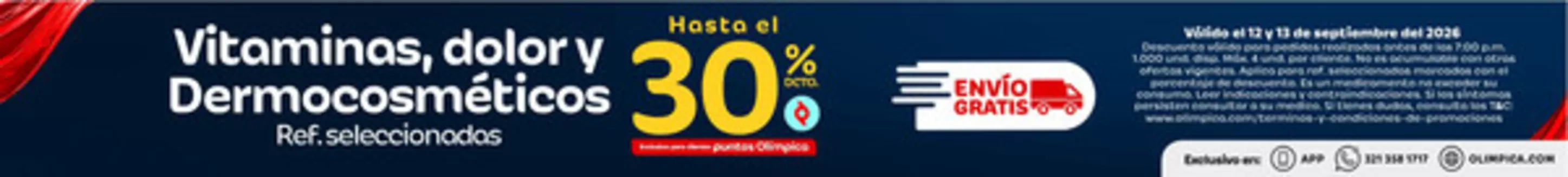Catálogo Olímpica | Ofertas exclusivas para nuestros clientes | 2026-09-12T00:00:00.000Z - 2026-09-13T00:00:00.000Z