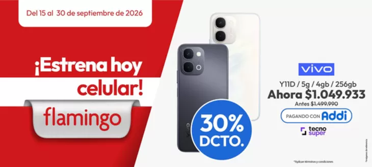 Catálogo Flamingo en Garagoa | Nuevas ofertas para descubrir | 2026-09-15T00:00:00.000Z - 2026-09-30T00:00:00.000Z