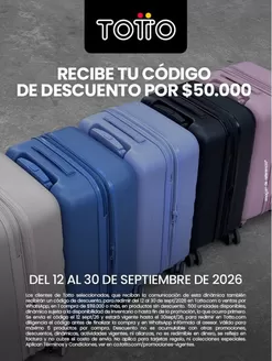 Catálogo Totto en Cartago | Ofertas y gangas exclusivas | 2026-09-12T00:00:00.000Z - 2026-09-30T00:00:00.000Z