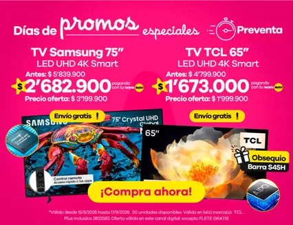 Catálogo Éxito en Chinchiná | Ahorra ahora con nuestras ofertas | 2026-09-15T00:00:00.000Z - 2026-09-17T00:00:00.000Z