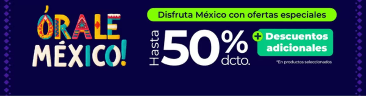Catálogo Viajes Falabella | Disfruta México con ofertas especiales hasta 50% OFF | 2026-09-15T00:00:00.000Z - 2026-09-17T00:00:00.000Z