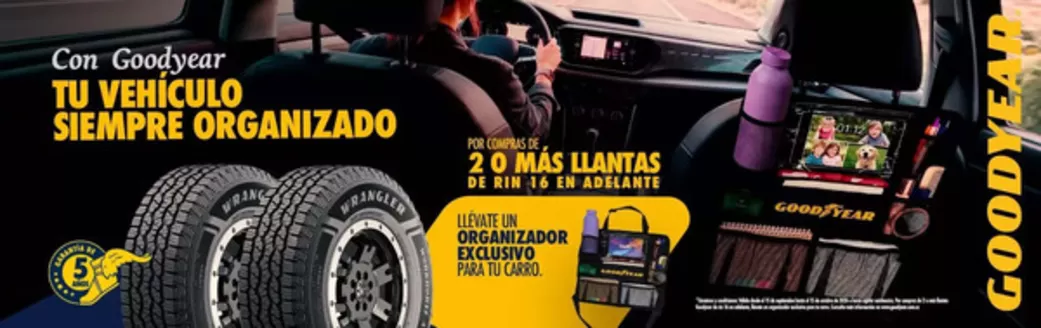 Catálogo Good Year en Salamina Caldas | Por compras de 2 o mas llantas de rin 16 en adelante llévate un organizador exclusivo | 2026-09-16T00:00:00.000Z - 2026-10-15T00:00:00.000Z