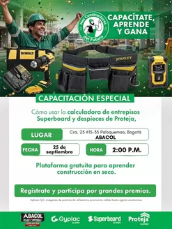 Catálogo ABACOL | Capacitación Especial | 2026-09-16T00:00:00.000Z - 2026-09-25T00:00:00.000Z