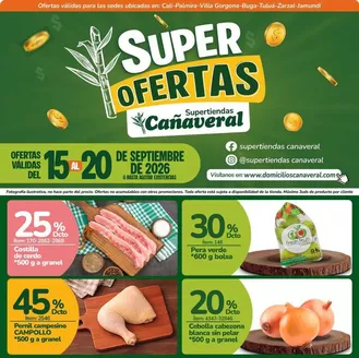 Catálogo Supertiendas Cañaveral | Ofertas principales para todos los cazadores de gangas | 2026-09-15T00:00:00.000Z - 2026-09-20T00:00:00.000Z