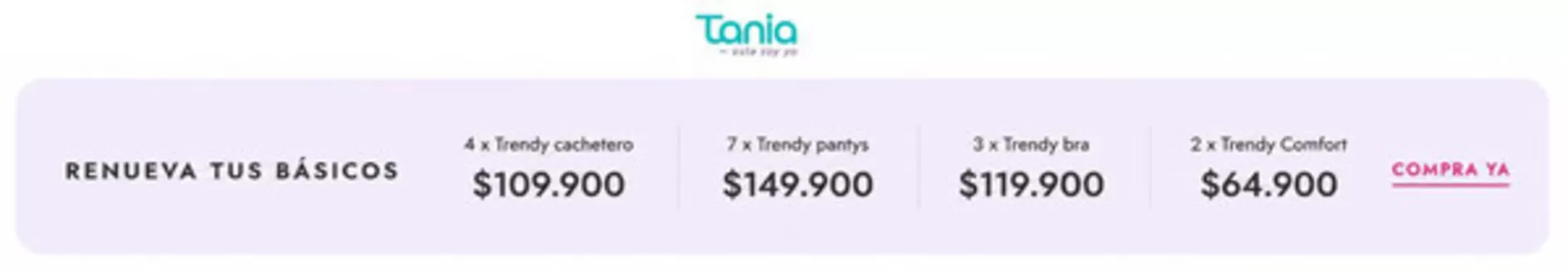 Catálogo Tania | Más compras, mejores precios | 2026-09-16T00:00:00.000Z - 2026-09-20T00:00:00.000Z