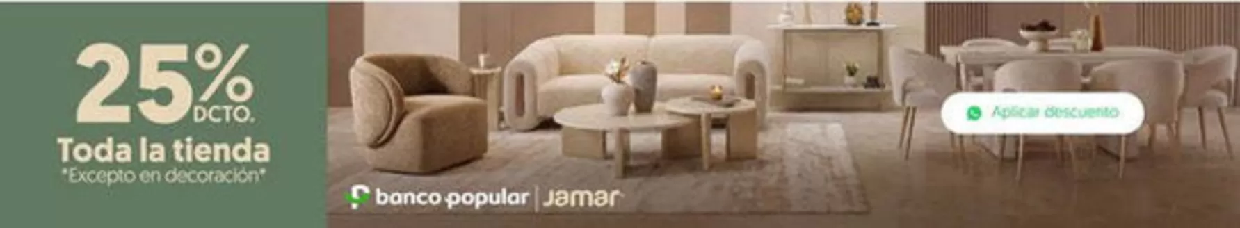 Catálogo Muebles Jamar | Ofertas para cazadores de gangas | 2026-09-17T00:00:00.000Z - 2026-10-01T00:00:00.000Z