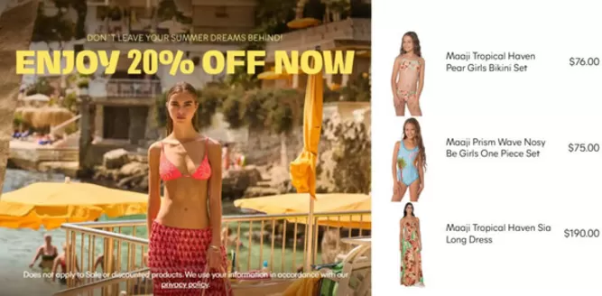Catálogo Maaji | Enjoy 20% OFF  | 2026-09-17T00:00:00.000Z - 2026-09-21T00:00:00.000Z