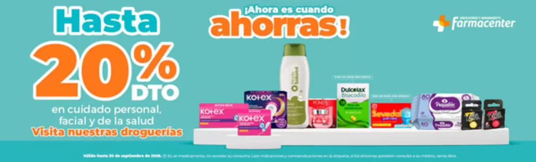 Catálogo Farmacenter en Cali | Hasta 20% OFF | 2026-09-18T00:00:00.000Z - 2026-09-30T00:00:00.000Z