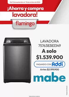 Catálogo Flamingo | Nuestras mejores gangas | 2026-09-15T00:00:00.000Z - 2026-10-15T00:00:00.000Z