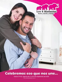 Catálogo Los Tres Elefantes | Celebremos eso que nos une... | 2026-09-12T00:00:00.000Z - 2026-09-30T00:00:00.000Z
