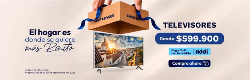 Catálogo Challenger | Gangas exclusivas | 2026-09-18T00:00:00.000Z - 2026-09-30T00:00:00.000Z
