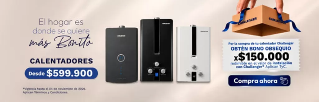 Catálogo Challenger | Ofertas especiales para ti | 2026-09-19T00:00:00.000Z - 2026-11-04T00:00:00.000Z