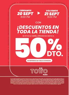 Catálogo Totto | Descubre ofertas atractivas | 2026-09-20T00:00:00.000Z - 2026-09-21T00:00:00.000Z