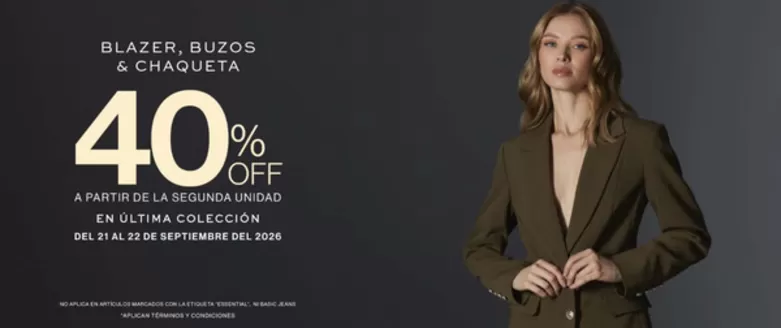 Catálogo Studio F | 40% OFF a partir de la segunda unidad, en última colección | 2026-09-21T00:00:00.000Z - 2026-09-22T00:00:00.000Z