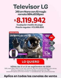 Catálogo Olímpica | Ahorra ahora con nuestras ofertas | 2026-09-21T00:00:00.000Z - 2026-09-25T00:00:00.000Z