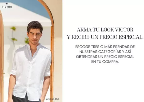 Catálogo Victor | Arma tu look Victor y recibe un precio especial | 2026-09-21T00:00:00.000Z - 2026-09-30T00:00:00.000Z
