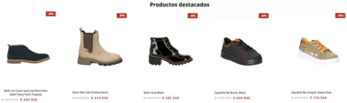 Catálogo Hush Puppies | Productos Destacados | 2026-09-22T00:00:00.000Z - 2026-09-30T00:00:00.000Z