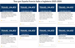 Catálogo Travel Viajes en Medellín | Tour por Espana , Fracia , Italia e Inglaterra 2025-2026 | 2025-01-29T00:00:00.000Z - 2025-12-29T00:00:00.000Z