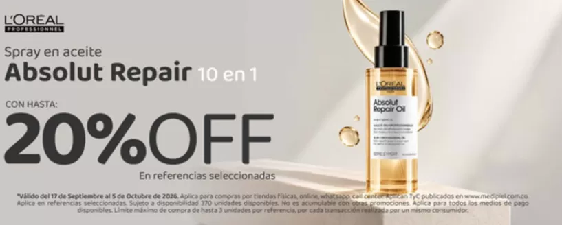 Catálogo MediPiel | Recibe Hasta: 20% OFF en Ref.Selecci. | 2026-09-23T00:00:00.000Z - 2026-10-05T00:00:00.000Z