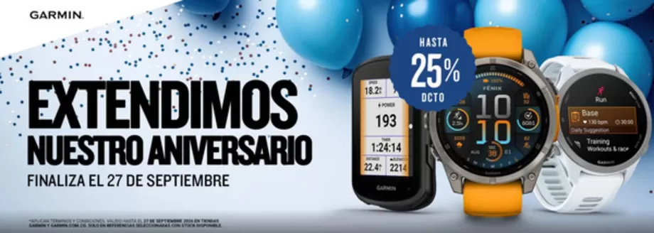 Catálogo Garmin | Hasta 25% OFF | 2026-09-23T00:00:00.000Z - 2026-09-27T00:00:00.000Z