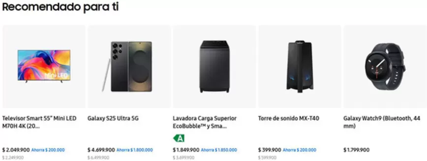 Catálogo Samsung en Yacopí | Recomendado para ti | 2026-09-24T00:00:00.000Z - 2026-09-27T00:00:00.000Z