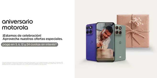 Catálogo Motorola en Yacopí | Paga en 3, 6, 12 y 24 cuotas sin interés* | 2026-09-24T00:00:00.000Z - 2026-09-30T00:00:00.000Z