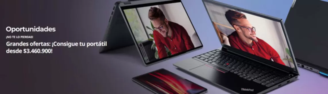 Catálogo Lenovo en Yacopí | Grandes ofertas: Consigue tu portátil desde $3.460.900 | 2026-09-24T00:00:00.000Z - 2026-09-30T00:00:00.000Z