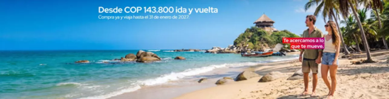 Catálogo Avianca | Desde COP 143.800 ida y vuelta | 2026-09-24T00:00:00.000Z - 2027-01-31T00:00:00.000Z
