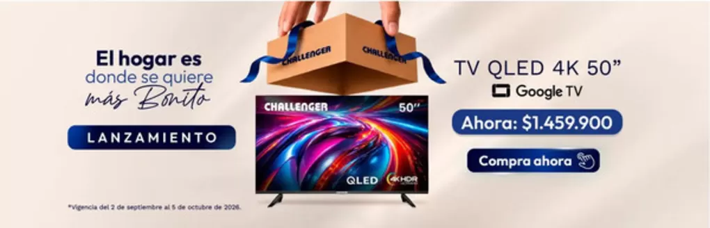 Catálogo Challenger en Yacopí | Ofertas Challenger | 2026-09-02T00:00:00.000Z - 2026-10-05T00:00:00.000Z