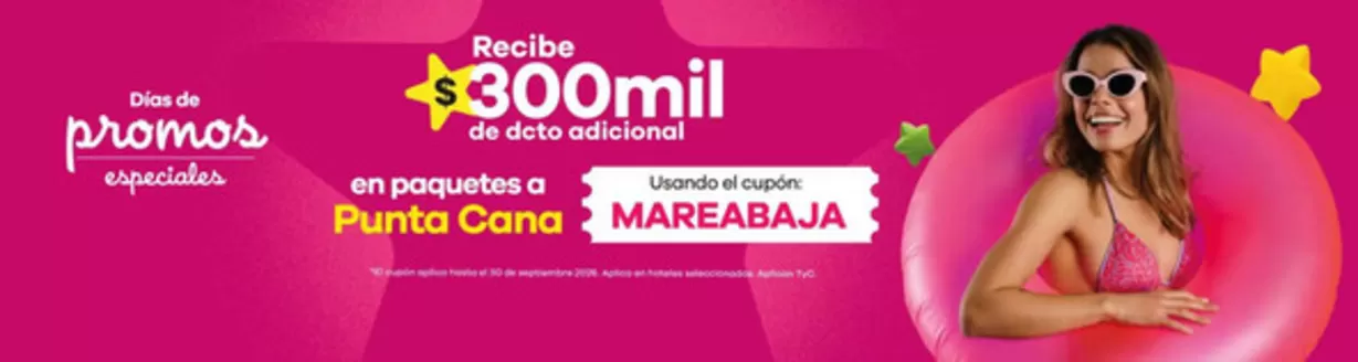 Catálogo Viajes Éxito | Días de promos especiales | 2026-09-24T00:00:00.000Z - 2026-09-30T00:00:00.000Z