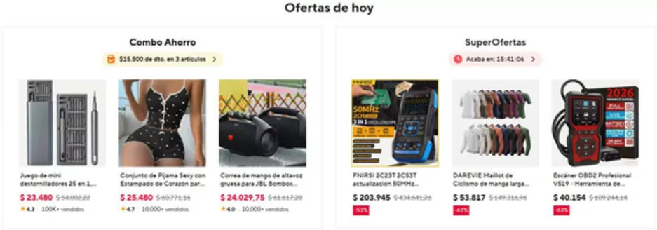 Catálogo Ali Express en Ciudad Bolívar | Ofertas de hoy | 2026-09-24T00:00:00.000Z - 2026-09-24T00:00:00.000Z