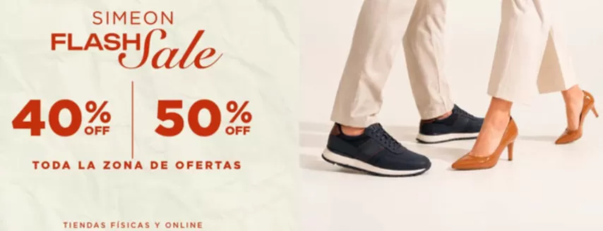 Catálogo Simeón | Flash Sale 40% Off y 50% Off | 2026-09-25T00:00:00.000Z - 2026-09-27T00:00:00.000Z