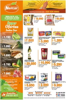 Catálogo Mercar en Campoalegre | MERCAR SEDES SUR 26 30 SEPTIEMBRE 1 | 2026-09-26T00:00:00.000Z - 2026-09-30T00:00:00.000Z