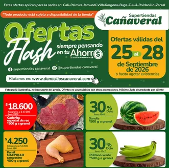 Catálogo Supertiendas Cañaveral en Campoalegre | Volante Digital Flash del 25 al 28 de Septiembre de 2026 | 2026-09-07T00:00:00.000Z - 2026-10-07T00:00:00.000Z