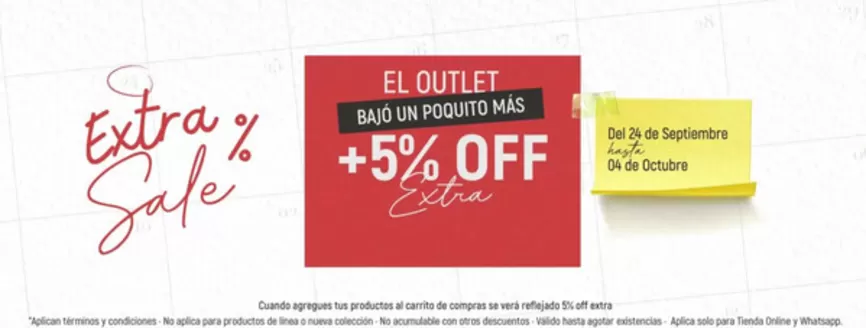 Catálogo Laura en El Doncello | Extra Sale 5% OFF Extra | 2026-09-25T00:00:00.000Z - 2026-10-04T00:00:00.000Z