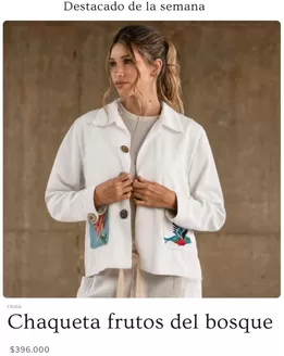 Catálogo Frida Moda en El Doncello | Chaqueta frutos del bosque $396,000 | 2026-09-25T00:00:00.000Z - 2026-09-27T00:00:00.000Z